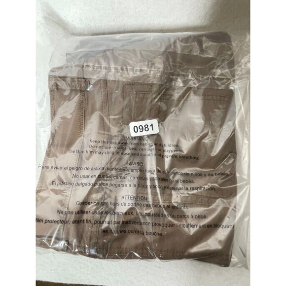 Chicos Womens Brown Pants Size 3 or XL Neutral Everyday Capsule Comfort Flowy - Picture 9 of 10